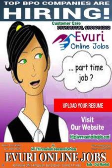 Work for extra income by online, part time jobs with Govt. Regd. Company, weekly pays